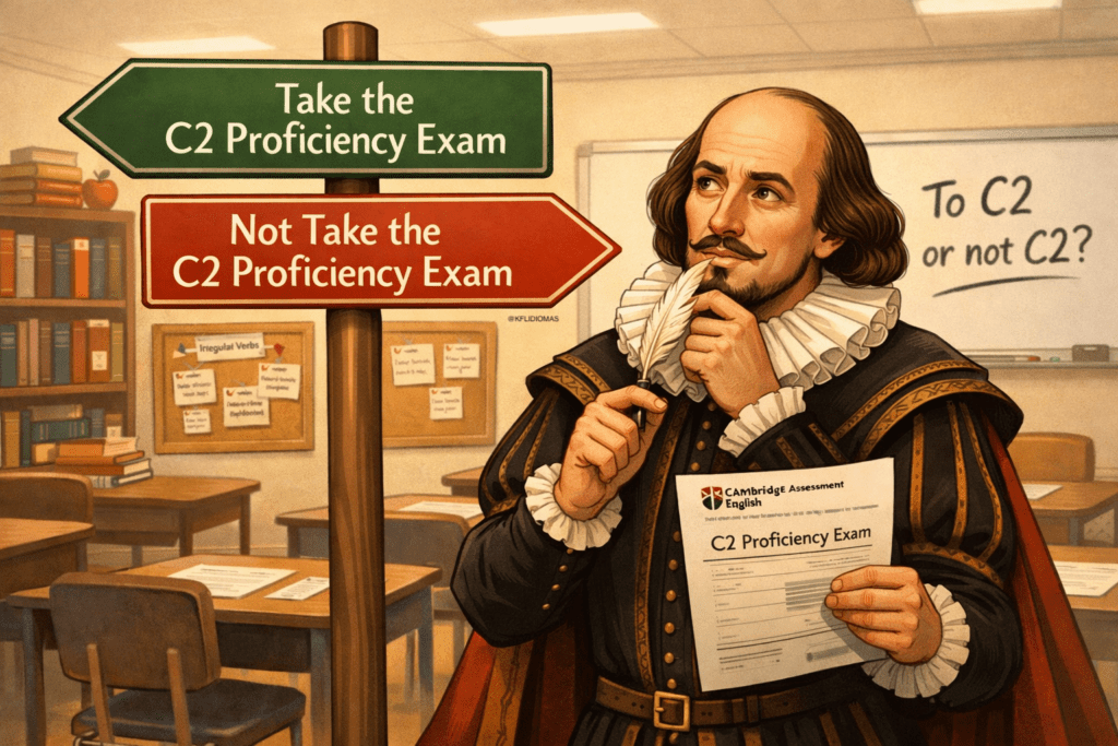 To C2 or not C2? Evaluating the Value of C2 Proficiency for English Teachers 1 Shakespeare at the exam crossroads - to C2 or not C2? - That's the question!