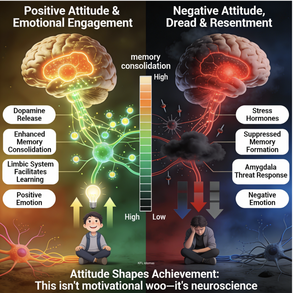 you understand English but can't speak fluently — the neuroscience gap between comprehension and speech - positive and negative attitude